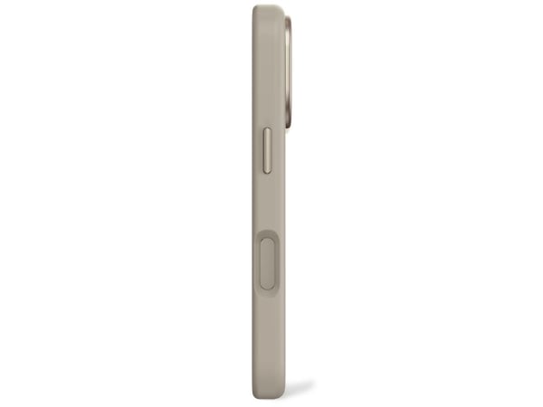 Decoded AntiMicrobial Silicone Backcover - suojaava silikoni tapauksessa iPhone 17 Pro yhteensopiva MagSafe (pehmeä taupe) kanssa