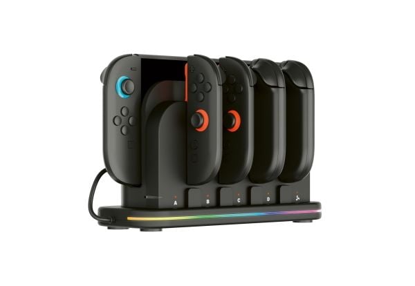 NACON SWITCHNEWDOCK+JC, Ladesett, Nintendo Switch 2, Svart, Multi, Lade, Nintendo