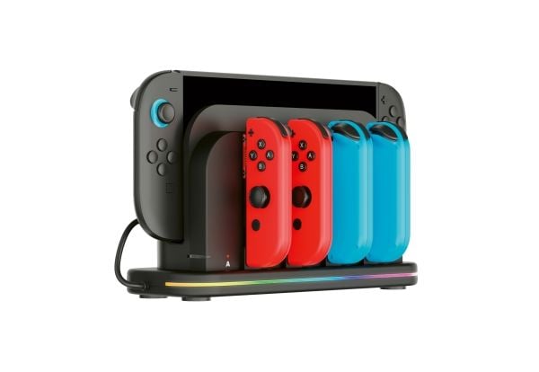 NACON SWITCHNEWDOCK+JC, Ladesett, Nintendo Switch 2, Svart, Multi, Lade, Nintendo