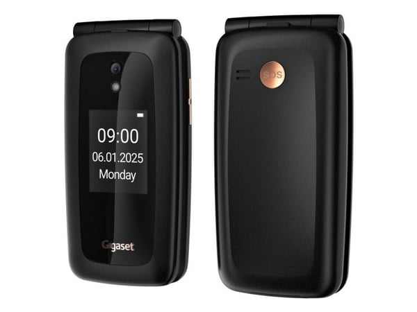 Gigaset GL795, Perusmalli, Yksittäinen SIM, 7,11 cm (2.8"), 2 MP, 1400 mAh, musta