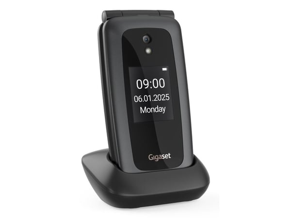 Gigaset GL795, Perusmalli, Yksittäinen SIM, 7,11 cm (2.8"), 2 MP, 1400 mAh, musta