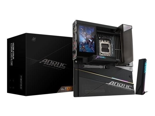 AORUS - Hovedkort - Socket AM5 - AMD X870E Chipset - USB 3.2 Gen 1 - innbygd grafikk (CPU kreves) - HD-lyd (8-kanalers)