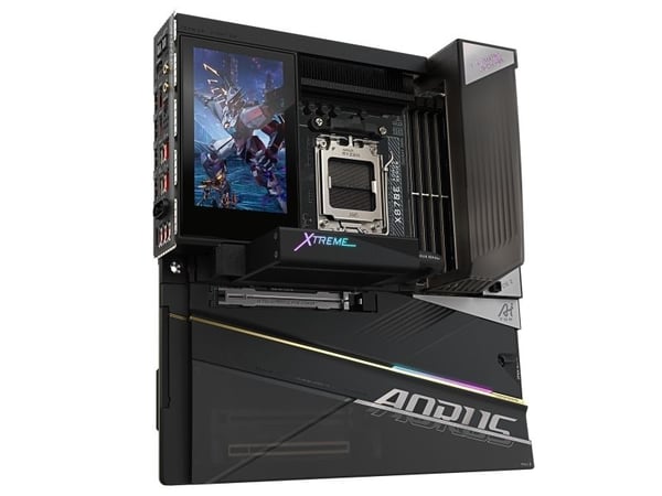 AORUS - Hovedkort - Socket AM5 - AMD X870E Chipset - USB 3.2 Gen 1 - innbygd grafikk (CPU kreves) - HD-lyd (8-kanalers)