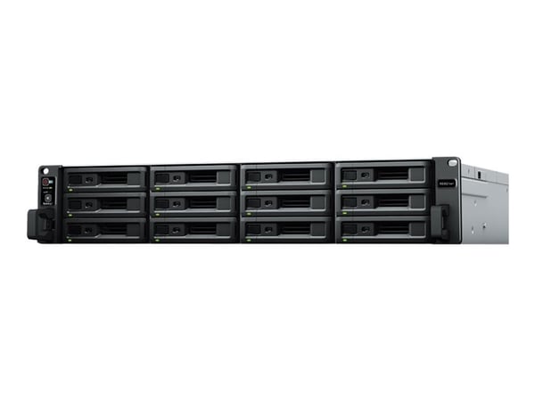 Synology RackStation RS3621xs+, NAS, Teline ( 2U ), Intel® Xeon® D, D-1541, 144 TB, Musta