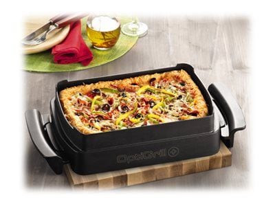 Tefal OptiGrill+ GC712834 - Grill - elektrisk - 600 kvadratcentimeter - svart
