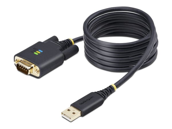 StarTech.com 1P6FFC-USB-SERIAL, musta, 2 m, USB A-tyyppi, DB-9, Uros, Uros