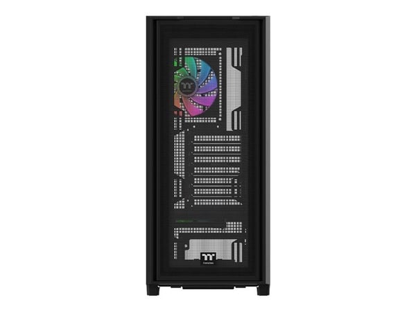 Thermaltake S Series S380 TG ARGB - Mid tower - ATX - genomskinlig sidopanel (härdat glas) - ingen strömförsörjning (PS2) - svart - USB/ljud Thermaltake S Series S380 TG ARGB - Mid tower - ATX - genomskinlig sidopanel (härdat glas) - ingen strömförsörjning (PS2) - svart - USB/ljud