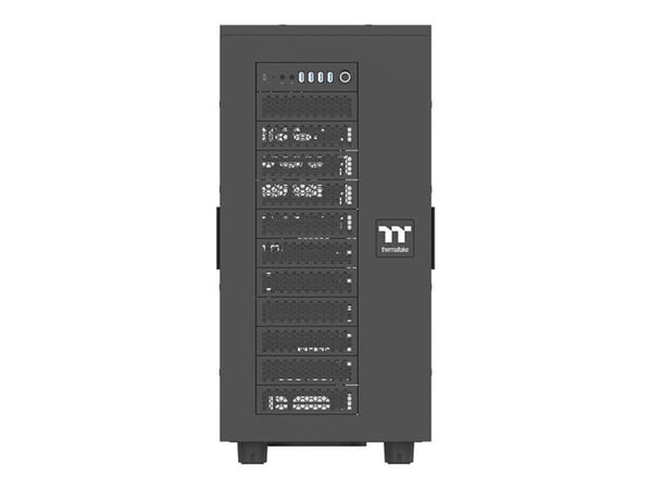 Thermaltake AX700 - Super tower - SSI EEB - ingen strømforsyning (ATX / PS/2) - svart - USB/lyd