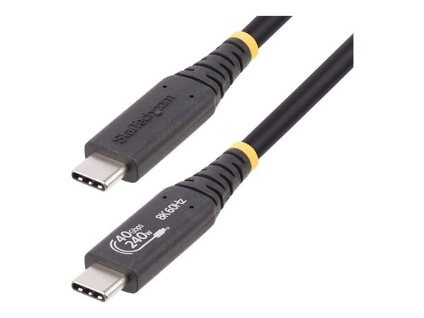 StarTech.com 1M-40G-USB4-CABLE, 1 m, USB C, USB C, USB4 Gen 3x2, 40 Gbit/sek., Lajittelu