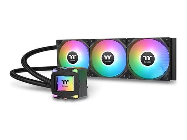 Thermaltake LA360 ARGB Sync - Prosessorkjøler - Radiatorstørrelse: 360 mm - (for: LGA2066, LGA2011, LGA2011-3, LGA1851, LGA1700, LGA1200, LGA1156, ...