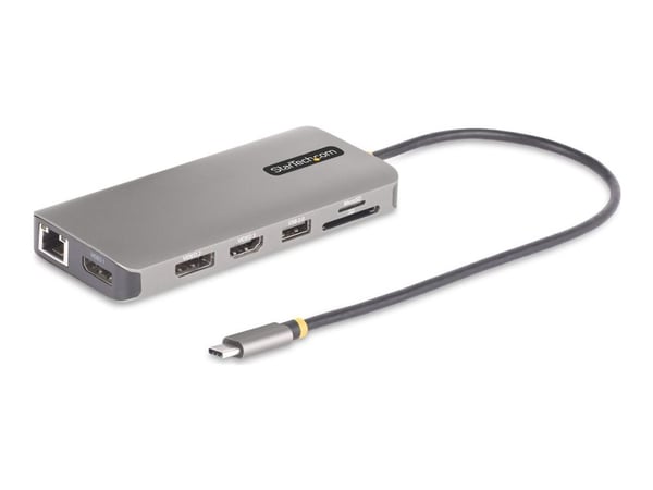 StarTech.com USB-C Triple-Monitor Multiport Adapter, HDMI/DP/Card Reader - telakointiasema - USB-C 3.2 Gen 1 / Thunderbolt 3 / Thunderbolt 4 - HDMI...