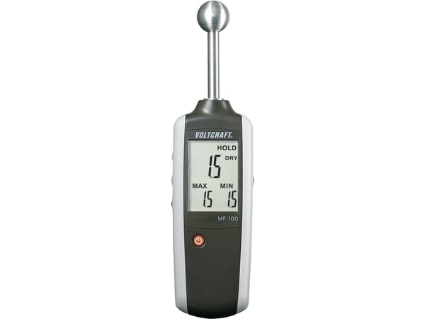 Voltcraft MF-100 materialfuktighetsmåler, bygningsfuktighetsmåler 0 - 100 sifre (MF-100)