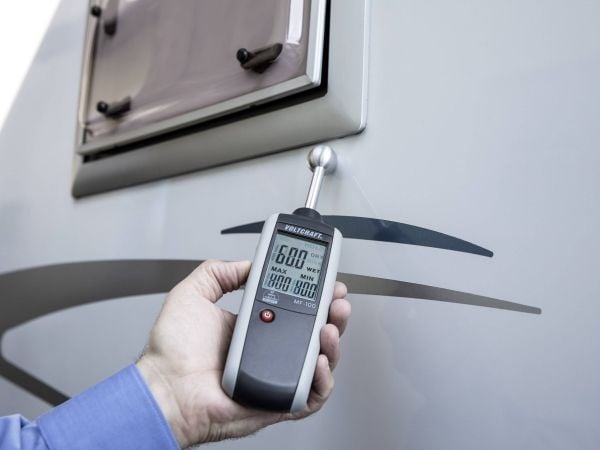 Voltcraft MF-100 materialfuktighetsmåler, bygningsfuktighetsmåler 0 - 100 sifre (MF-100)