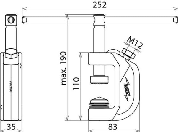 DEHN 792190 EFK FL40 SKN Monteringstilbehør