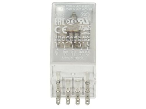 ABB CR-M230AC4, Grensesnitt relé, Grå, 230 V, 6 A, IP40, CAN/CSA C22.2 No.14 IEC/EN 63000 IEC/EN 61810-1 UL 508