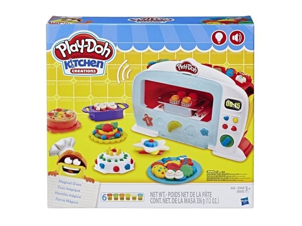 Play-Doh Kitchen Creations B9740EU4, Håndverkssett for barn, 3 år, Batterier kreves, Plast, Leire, Flerfarget, 19 stykker