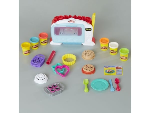 Play-Doh Kitchen Creations B9740EU4, Håndverkssett for barn, 3 år, Batterier kreves, Plast, Leire, Flerfarget, 19 stykker