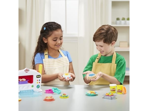Play-Doh Kitchen Creations B9740EU4, Håndverkssett for barn, 3 år, Batterier kreves, Plast, Leire, Flerfarget, 19 stykker