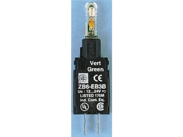 Schneider Electric LED-kropp 12-24V AC/DC hvit (ZB6EB1B)