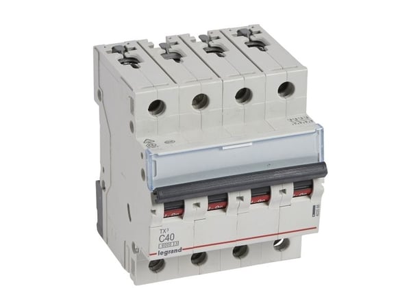 Legrand TX3, Dvärgbrytare, Typ C, IP20, 240 - 415 V