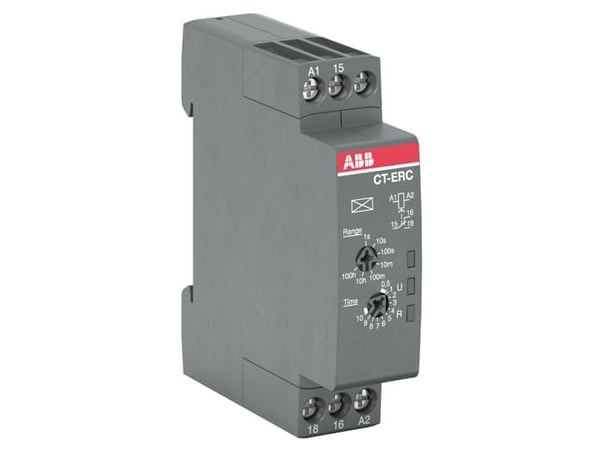 CT-ERC.12 aikaviivekytkin 1c/o 24-48 V DC/24-240 V AC 1SVR508100R0000