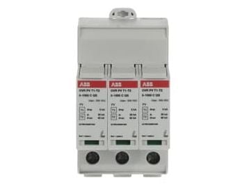 ABB OVR PV T1-T2 5-1000 P QS, 1000 V, Grå, IP20, A/V, 397 g, 64 mm