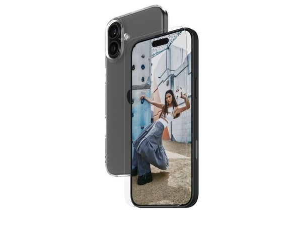 SAFE. by PanzerGlass - 2-in-1 Protection - baksidedeksel for mobiltelefon - termoplast-polyuretan (TPU), polyethlen-tereftalat (PET) - gjennomsikti...