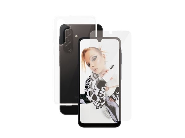 SAFE. by PanzerGlass - 2-i-1-pakke - baksidedeksel for mobiltelefon - termoplast-polyuretan (TPU) - gjennomsiktig - med skjermbeskytter (en pakke 5...