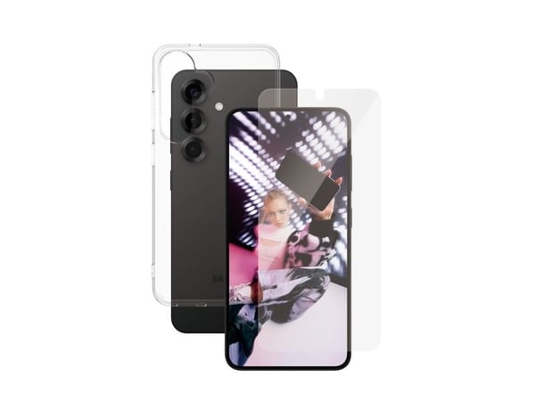 SAFE. by PanzerGlass - 2-i-1-pakke - baksidedeksel for mobiltelefon - termoplast-polyuretan (TPU) - gjennomsiktig - med skjermbeskytter (en pakke 5...