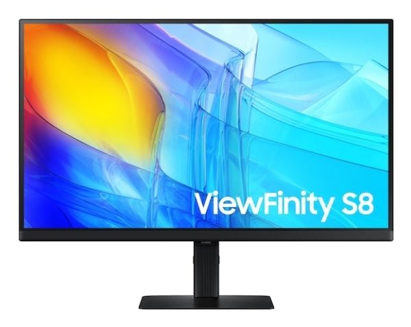 SAMSUNG ViewFinity S27D804E 27 tommer 16:9 3840x2160 IPS 5ms 350nits 60Hz HDR10 sRGB HAS/Swivel/Pivot/Tilt HDMI/DP USB3 Hub VESA