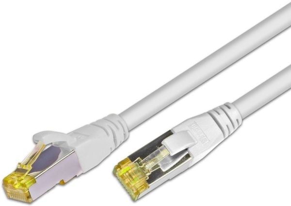 Wirewin S/FTP CAT6A 10.0m, 10 m, Cat6a, S/FTP (S-STP), RJ-45, RJ-45, Hvit