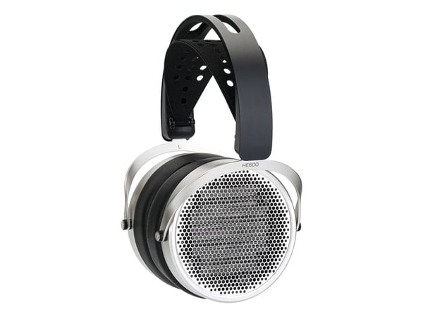 HiFiMAN HE600, Ledning & Trådløs, 8 - 65000 Hz, Musikk, 389 g, Hodetelefoner, Sort, Grå