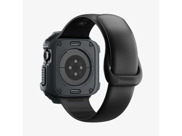 Spigen Rugged Armor 2, Etui, Smartklokke, Grå, Apple, Apple Watch 10/11 (46mm), Termoplastisk polyuretan (TPU)