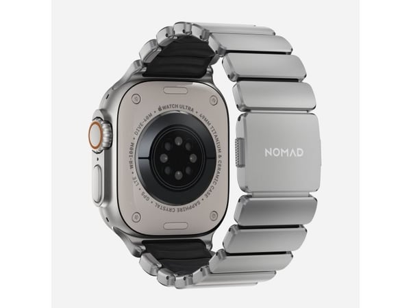 Nomad Stratos Band, Band, Smartklokke, Naturlig, Apple, Ultra 1-11 and SE, Titan