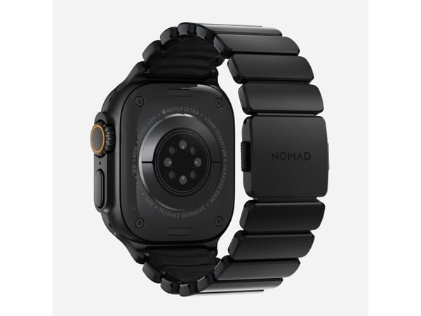 Nomad Stratos Band, Band, Smartklokke, Svart, Apple, Ultra 1-11 and SE, Titan