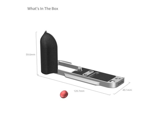 SmallRig 5664, 120,7 mm, 49,1 mm, 59,6 mm, 50 g, 136 mm, 102,5 mm