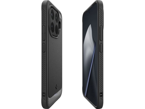 Spigen Rugged Armor, Suojus, Xiaomi, 15T Pro, 17,4 cm (6.83"), musta