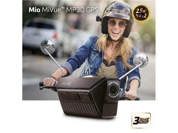 Mio MiVue MP30 GPS - Instrumentbordkamera - 4.0 MP - 2,5 K / 30 fps - Wi-Fi - GPS - G-Sensor