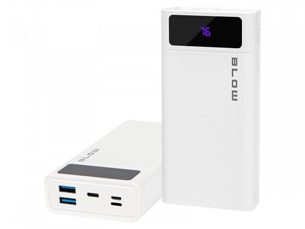 Blow Eksternt batteri 20000mAh QC+PD PB20E hvit