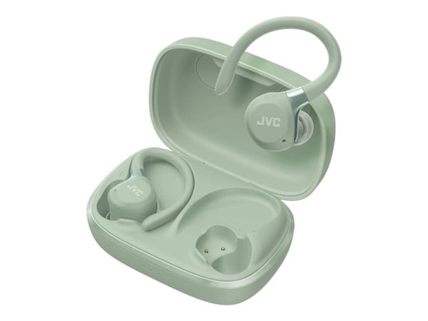 JVC HA-EC75T - True wireless-hodetelefoner med mikrofon - i øret - over-øret-montering - Bluetooth - aktiv støydemping