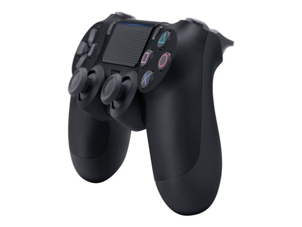 Sony DualShock 4 v2 - Spelkontroll - trådlös - Bluetooth - gagatsvart - för Sony PlayStation 4