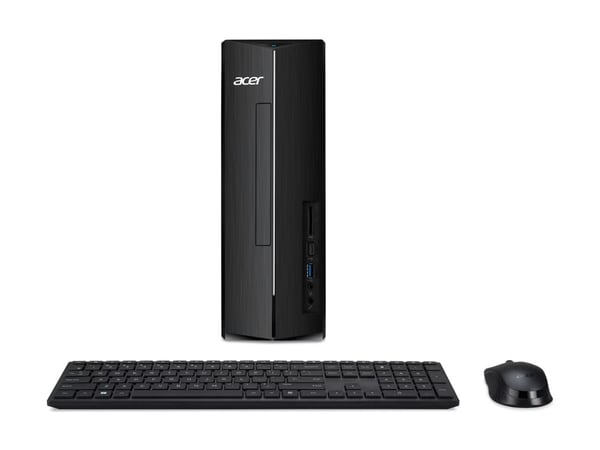 Acer Aspire XC-1710 - Kompakttårn N-series N100 / inntil 3.4 GHz - RAM 8 GB - SSD 512 GB - UHD Graphics - IEEE 802.11ax (Wi-Fi 6), Bluetooth, Gigab...