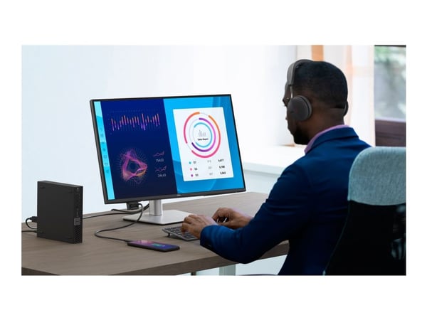 Dell Pro Plus P2725D - LED-skjerm - 27" - 2560 x 1440 QHD @ 100 Hz - IPS - 350 cd/m² - 1500:1 - 5 ms - HDMI, DisplayPort - BTO - med 3 års Advanced...