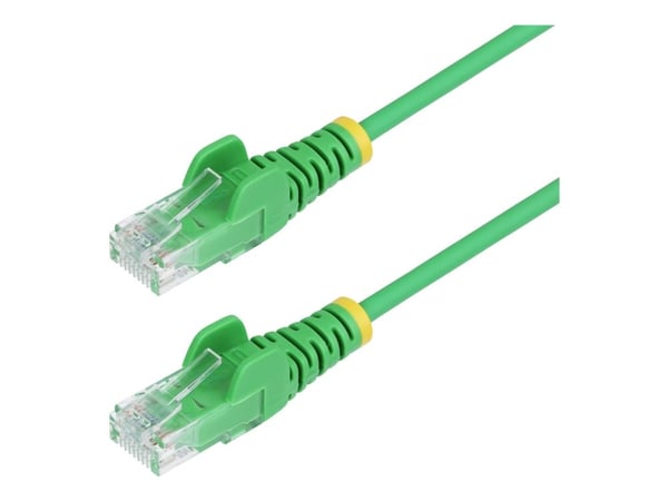Startech - Koblingskabel - RJ-45 (hann) til RJ-45 (hann) - 25 cm - 3.6 mm - UTP - CAT 5/5e/6 - IEEE 802.3bt - halogenfri, uten hindringer, rett - g...