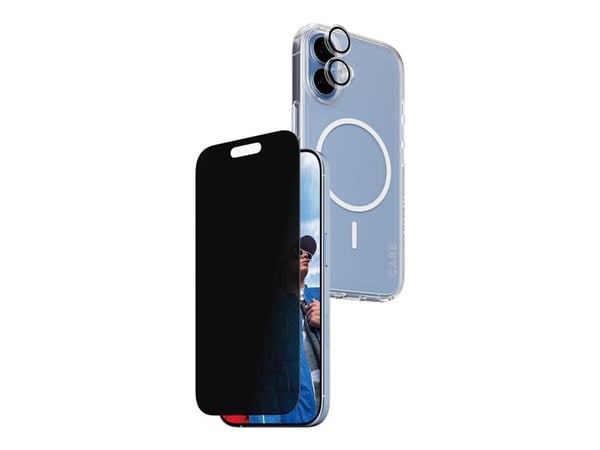 CARE by PanzerGlass - 3-i-1 Beskyttelse Personvernbunke - baksidedeksel for mobiltelefon - MagSafe-samsvar - polykarbonat, termoplast-polyuretan (T...