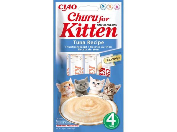 Churu Cat Kitten Tuna 4x14g