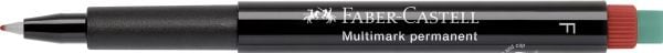 Faber-Castell MULTIMARK 1513 - Markør - permanent - rød - 0.6 mm - fin - med viskelær