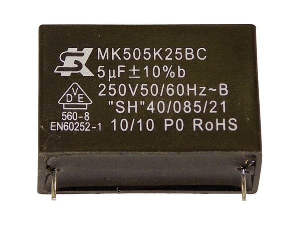 Seika MK450K474 1 stk MKP folie kondensator med radial ben 0,47 µF 450 V 10 % 27,5 mm (Ø x H) 20 mm x 11 mm