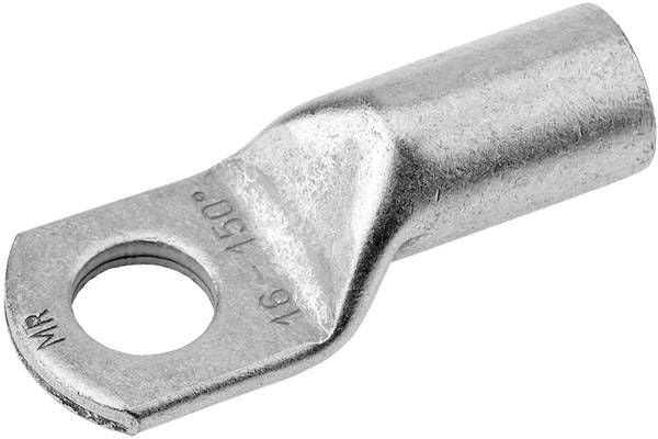 Cimco 180730, Rörformig ringkabelsko, Plåtburk, Rak, Silver, Koppar, Tennpläterad koppar