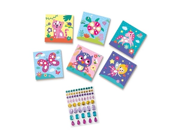 SES Creative 14027, Diamanter, fargeleggingssett for barn, 3 år, Papp
